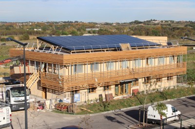 Vue toiture photovoltaïque